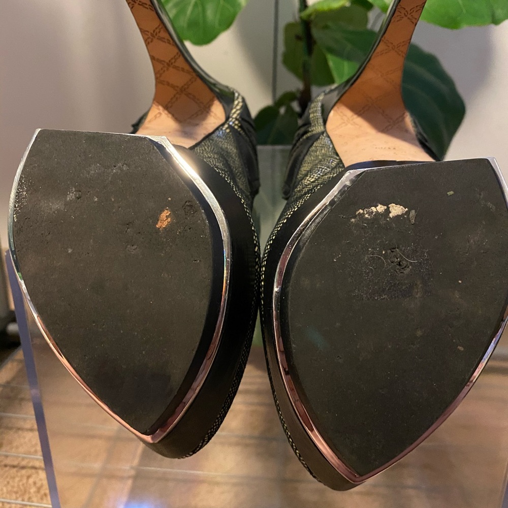 Modern Geometric Platform Heels - image 8